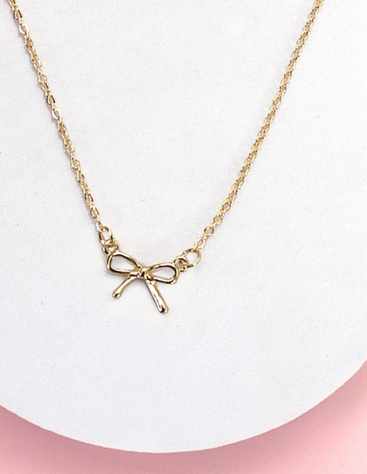 Bow Necklace