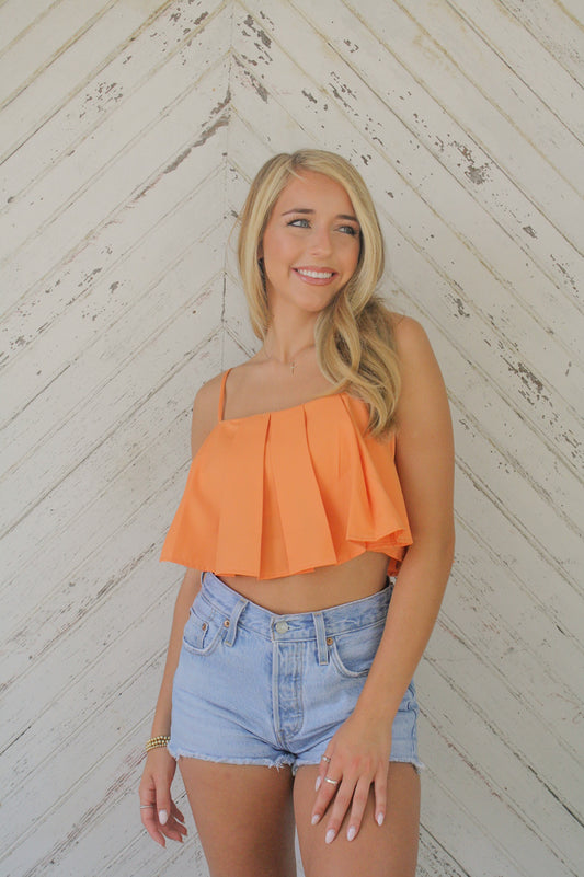 Orangest Dreams Crop Top