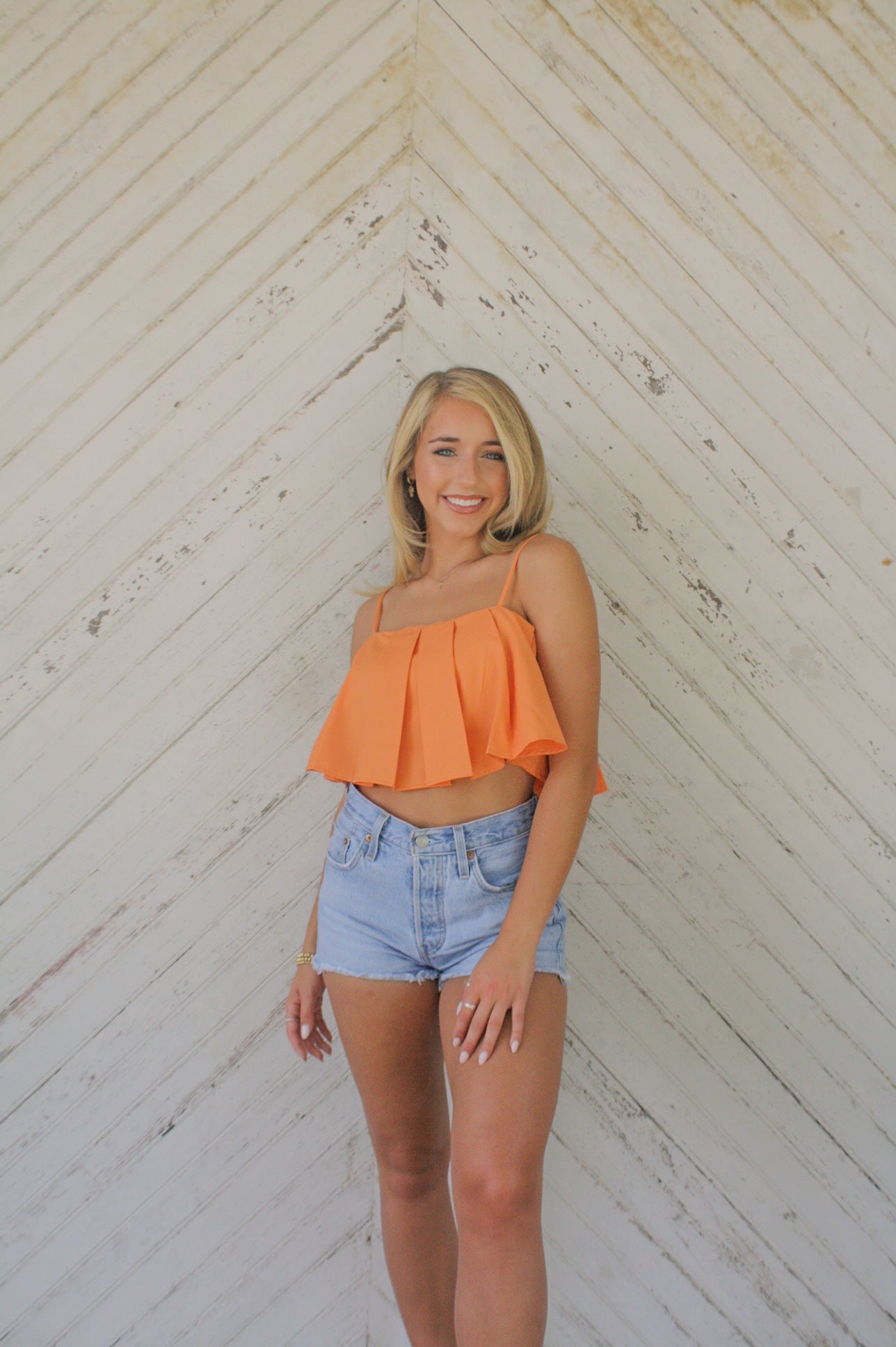 Orangest Dreams Crop Top