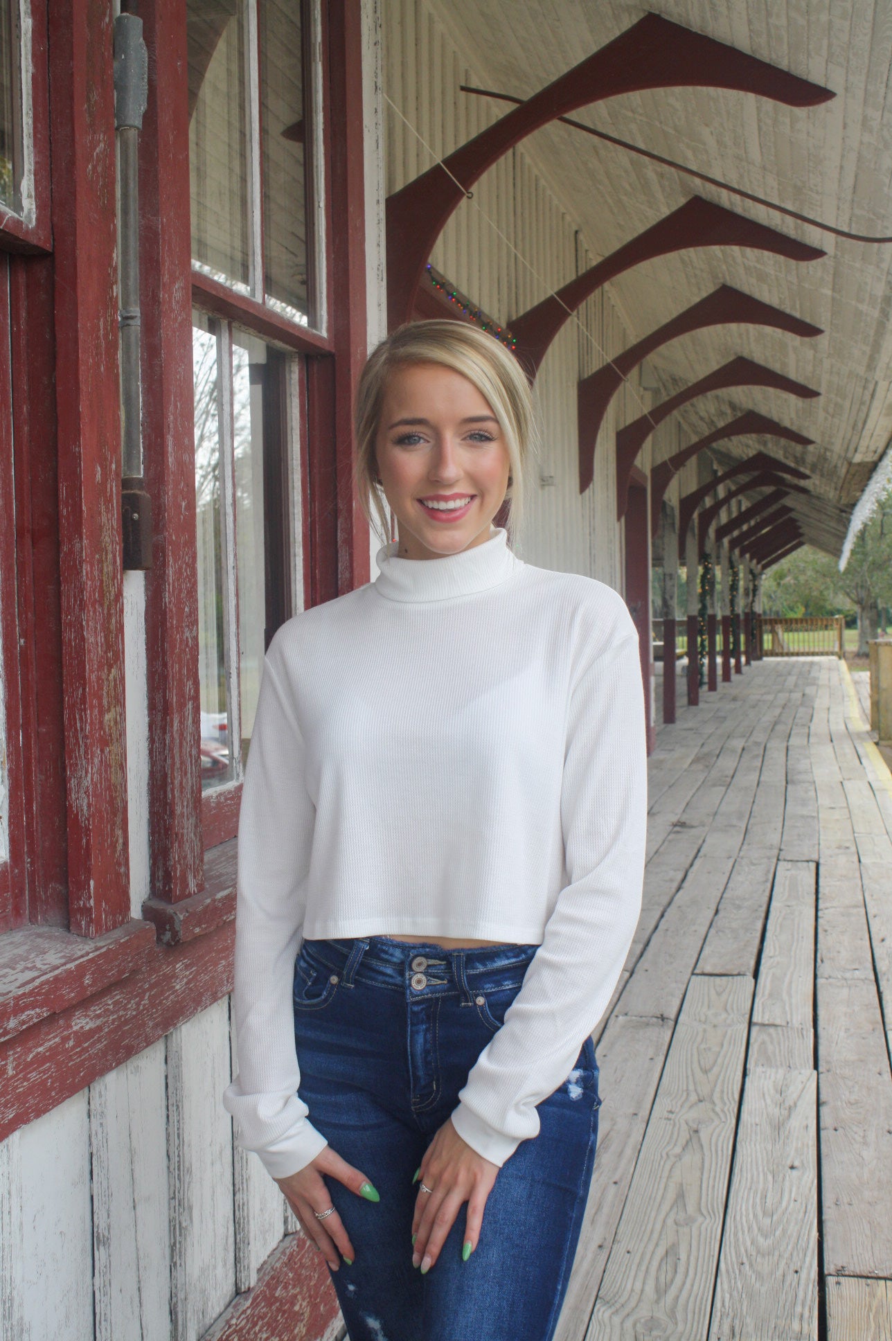 Basically Home Turtle Neck Top (In 2 Colors)