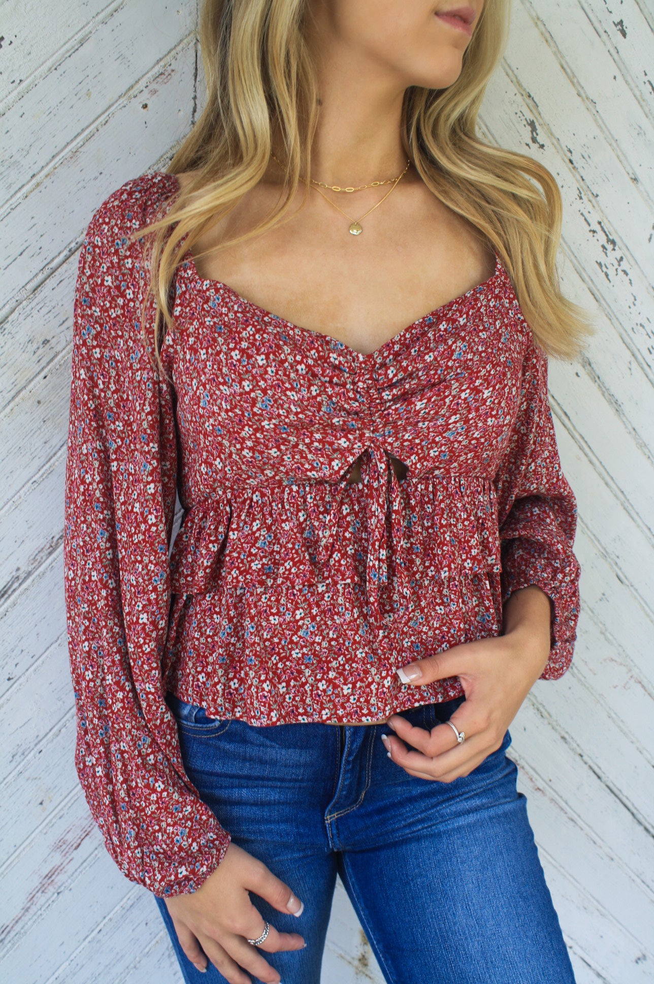 Fallin' Floral Top