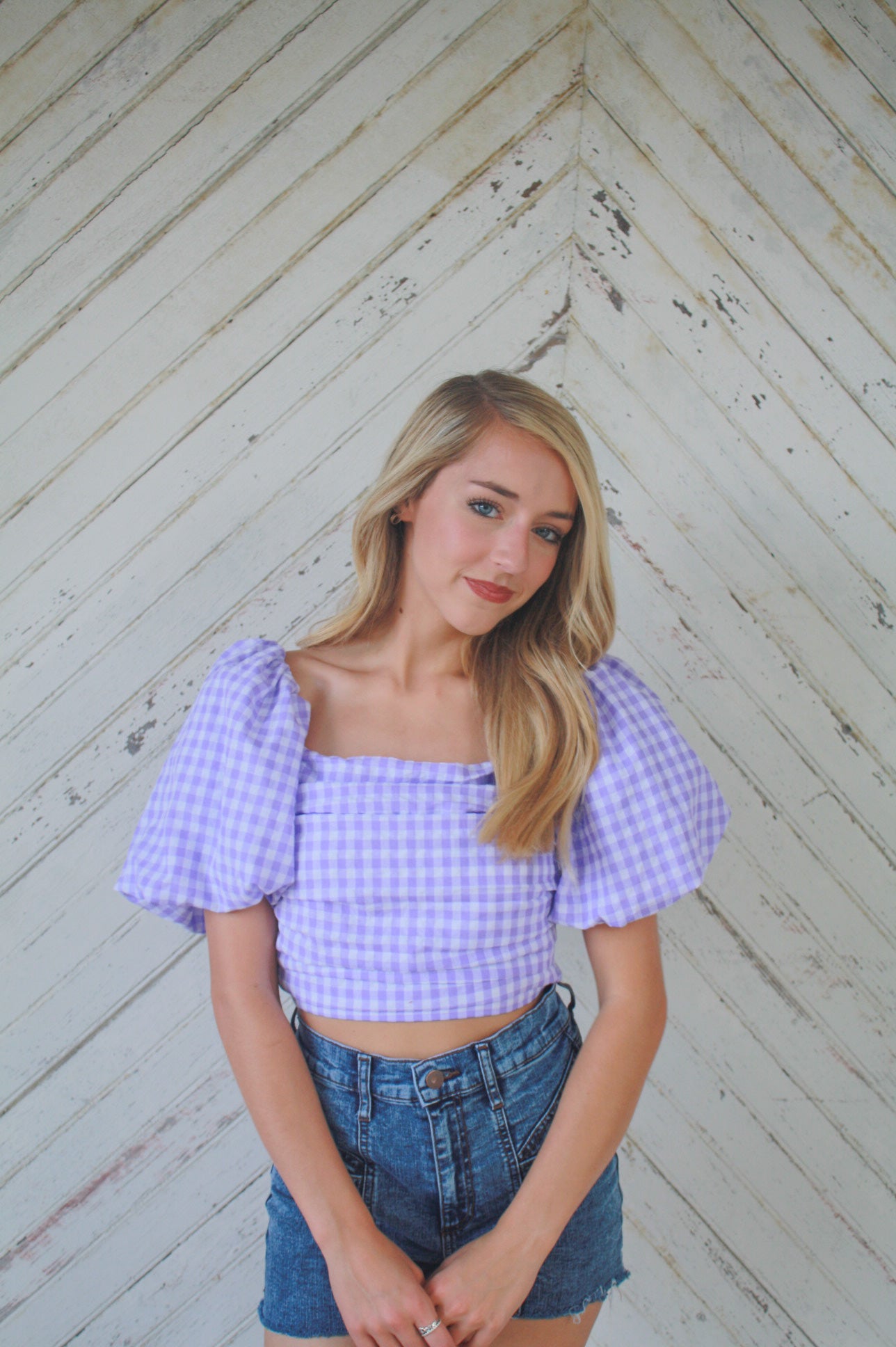 That Girl Gingham Top