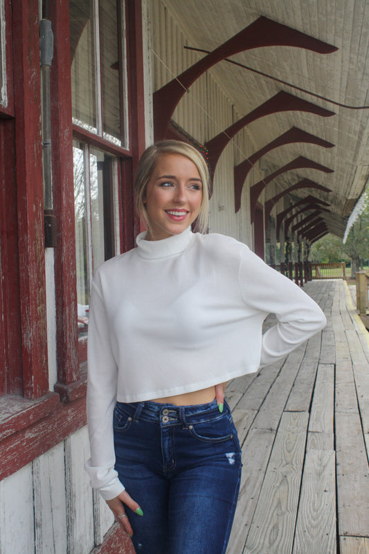Basically Home Turtle Neck Top (In 2 Colors)