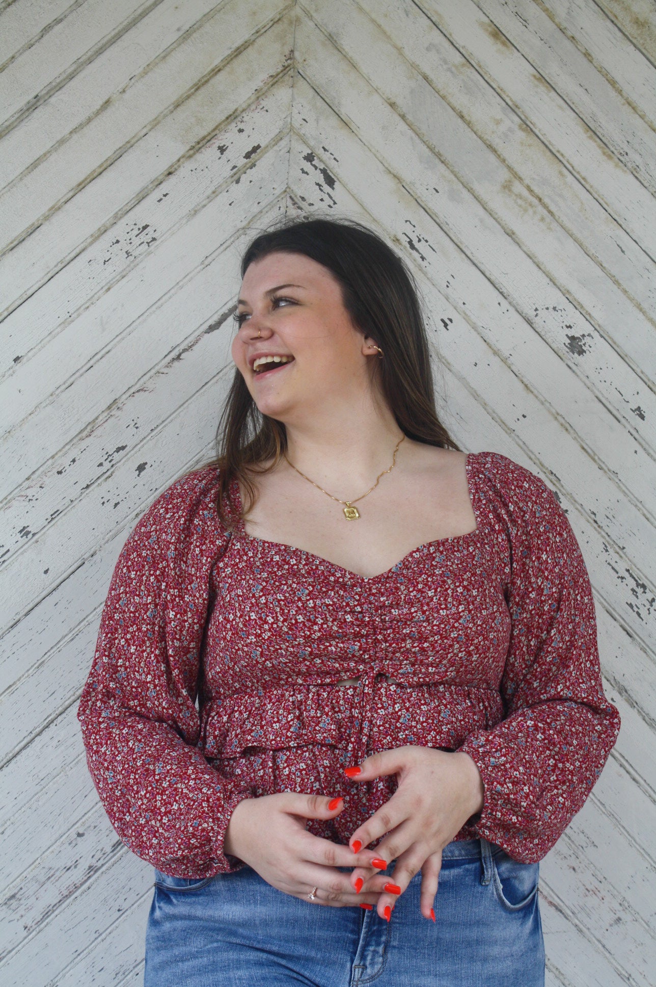 Fallin' Floral Top