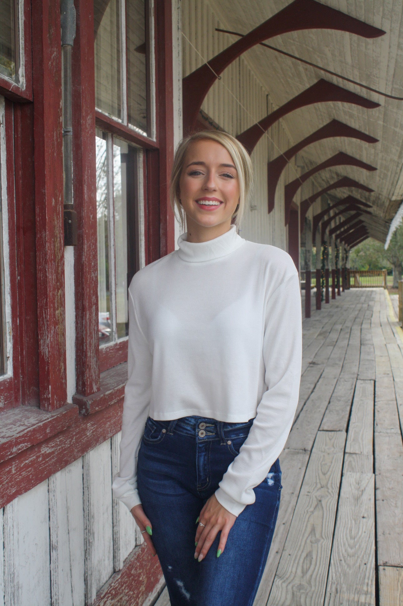 Basically Home Turtle Neck Top (In 2 Colors)