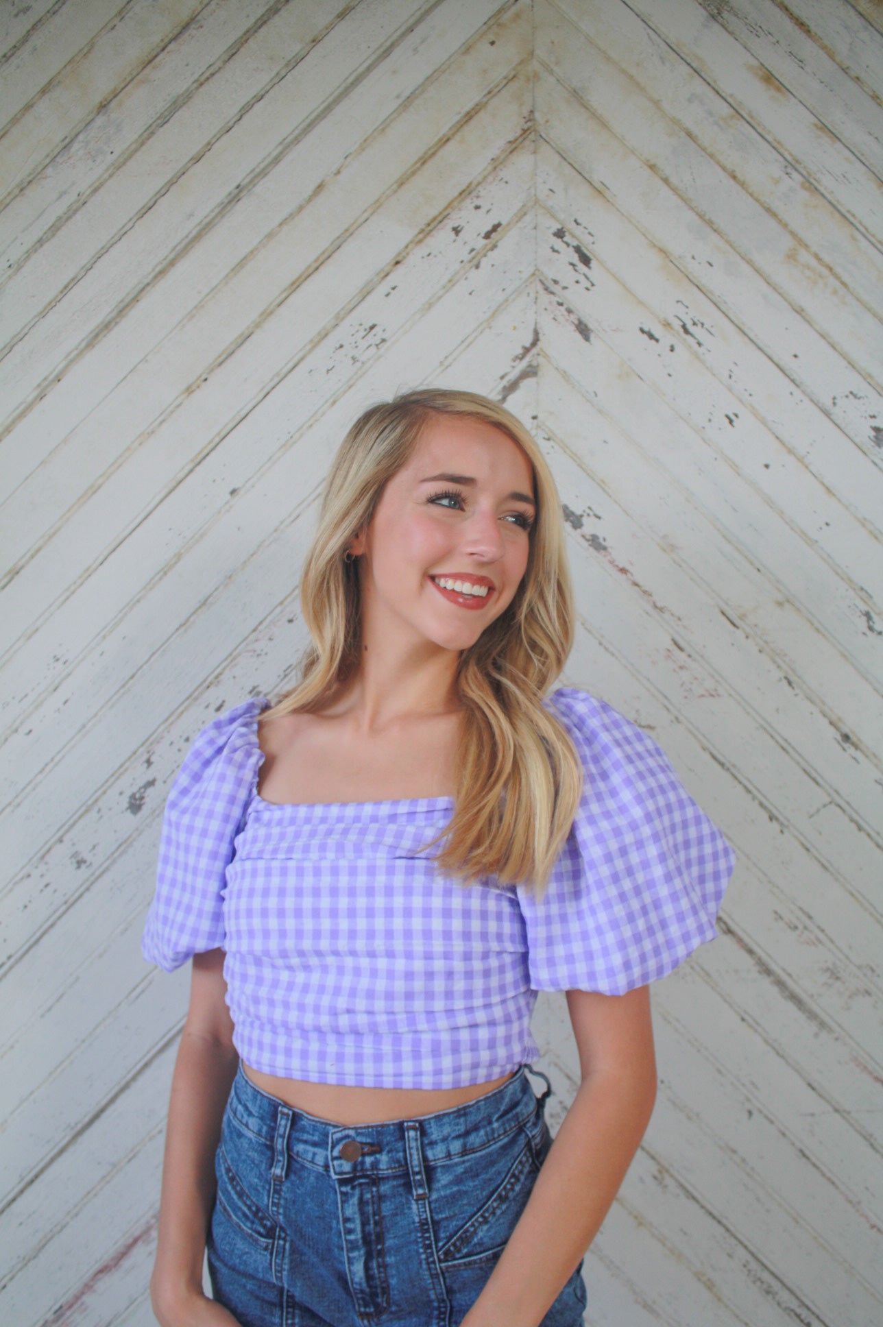 That Girl Gingham Top