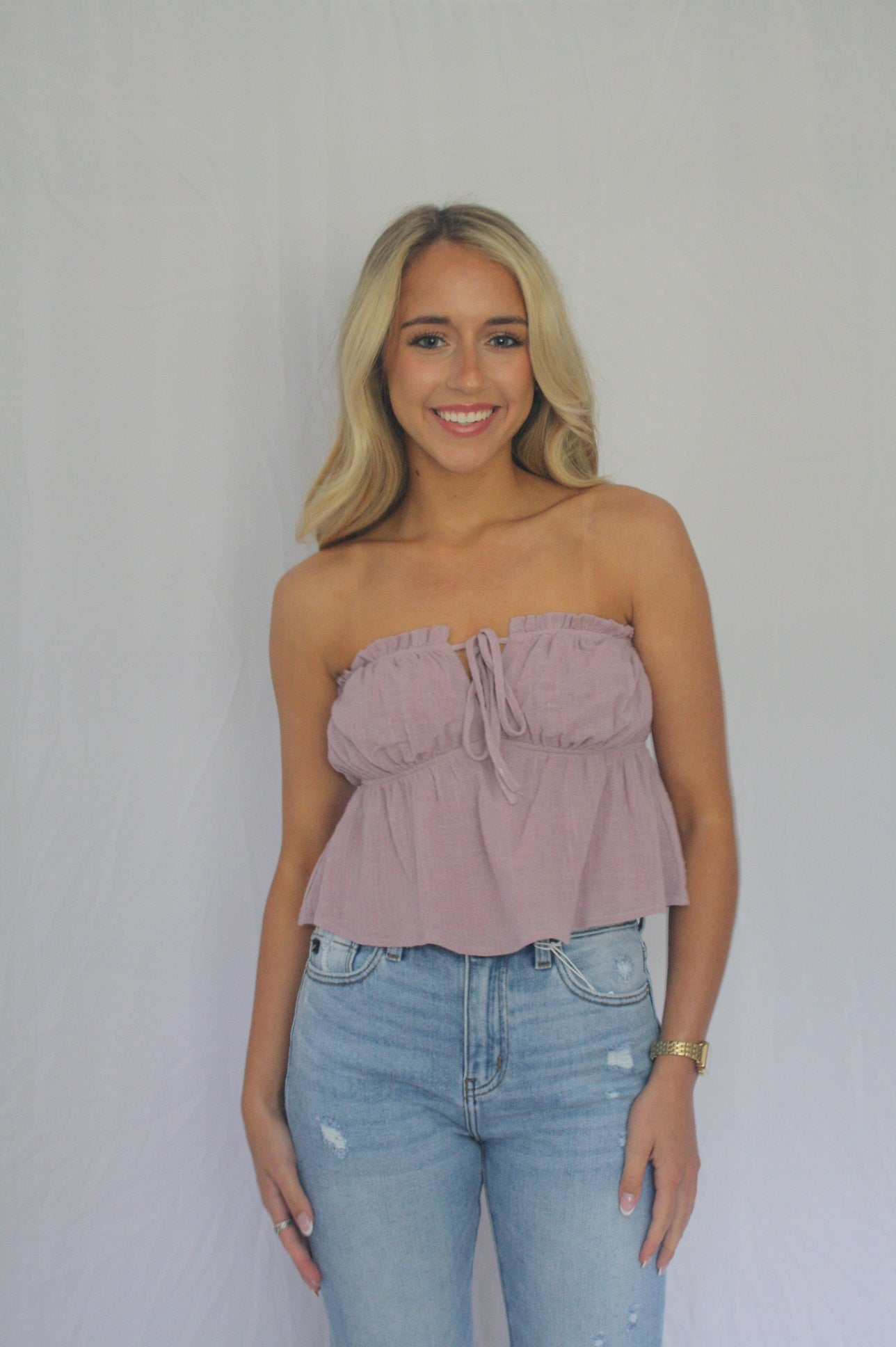 Summertime Strapless Top