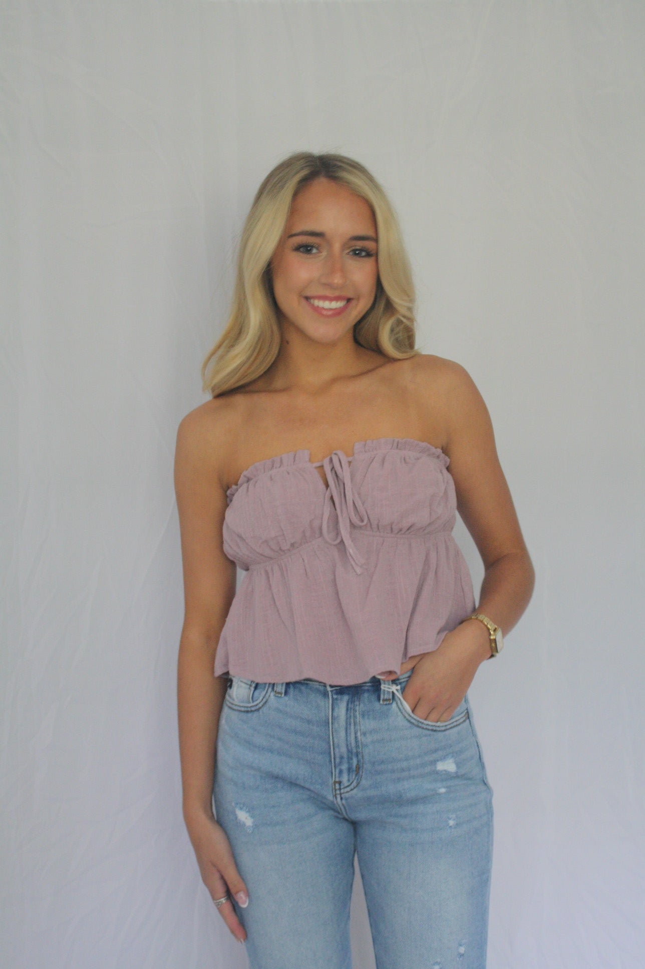 Summertime Strapless Top