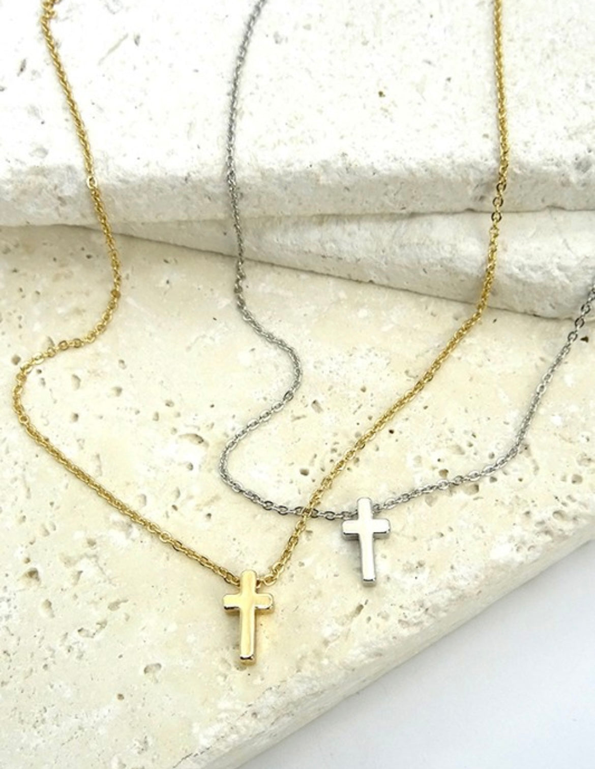 Mini Cross Necklace