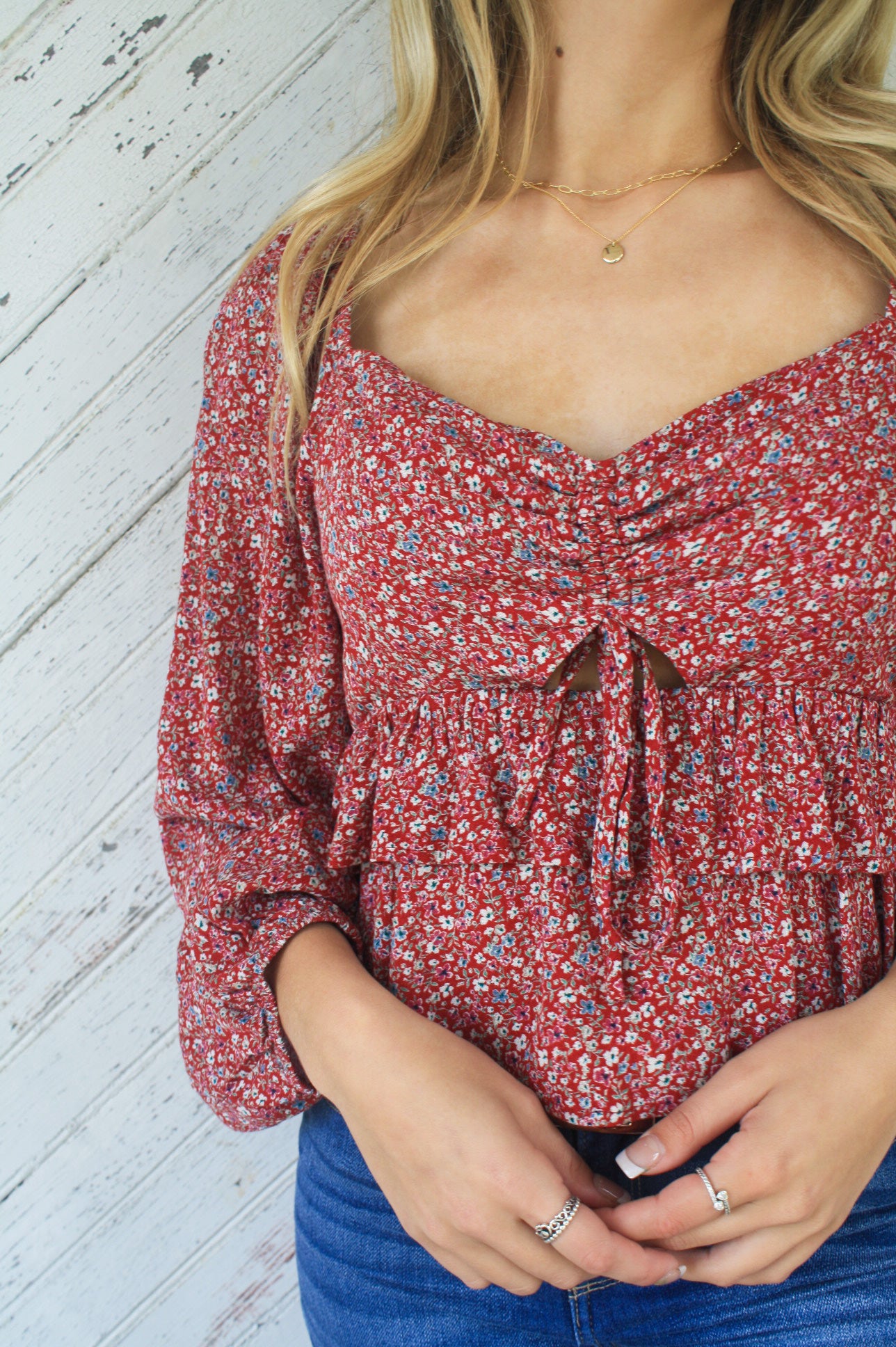 Fallin' Floral Top