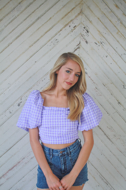 That Girl Gingham Top