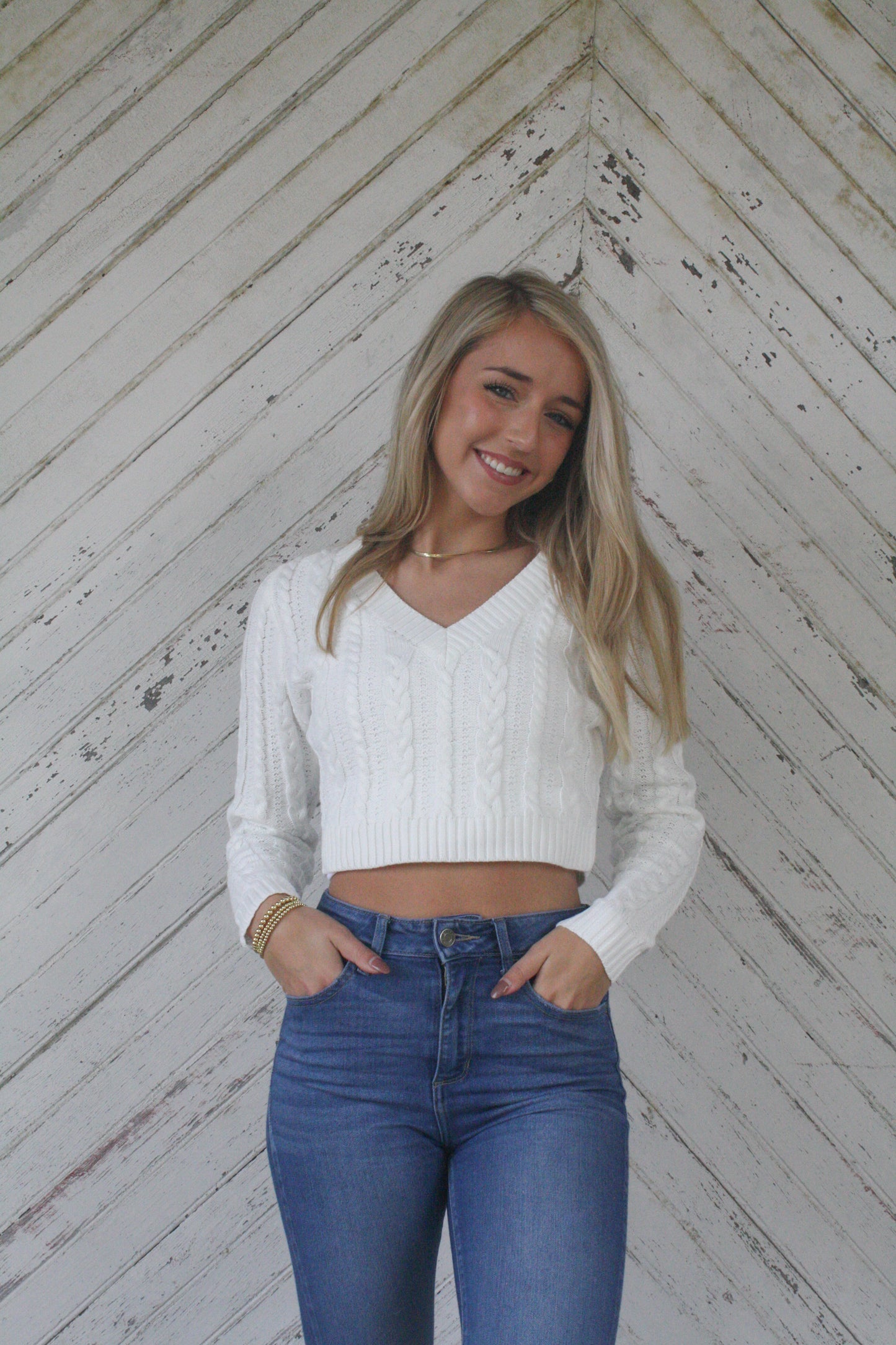 White as Snow Sweater Top
